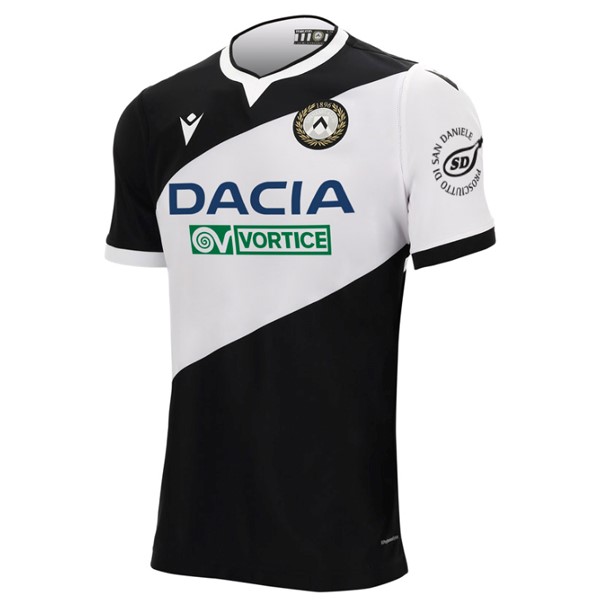 Thailande Maillot Football Udinese Domicile 2020-21 Noir Blanc